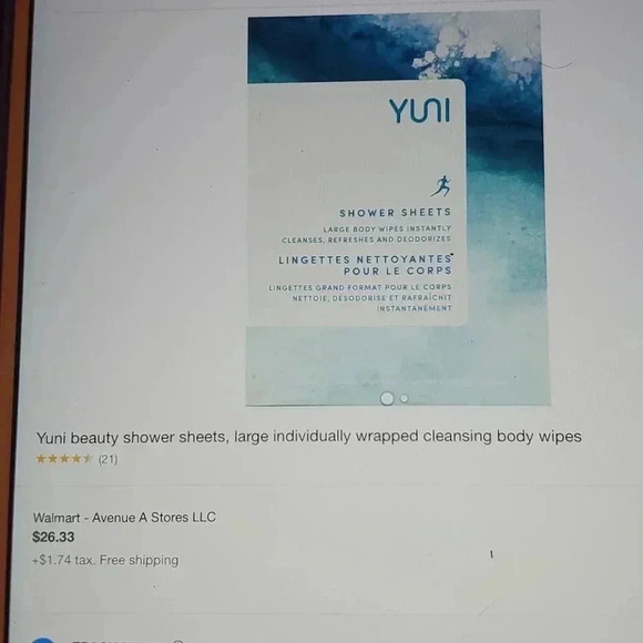 YUNI SHOWER SHEETS - Picture 2 of 2